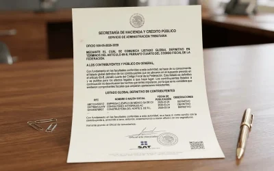 OFICIO 500-05-2026-3859 MEDIANTE EL CUAL SE COMUNICA LISTADO GLOBAL DEFINITIVO EN TÉRMINOS DEL ARTÍCULO 69-B, PÁRRAFO CUARTO DEL CÓDIGO FISCAL DE LA FEDERACIÓN.