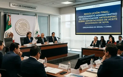 RESOLUCIÓN FINAL DEL PROCEDIMIENTO ADMINISTRATIVO DE INVESTIGACIÓN ANTIDUMPING SOBRE LAS IMPORTACIONES DE ACEITE EPOXIDADO DE SOYA ORIGINARIAS DE LA REPÚBLICA FEDERATIVA DE BRASIL Y DE LA REPÚBLICA POPULAR CHINA, INDEPENDIENTEMENTE DEL PAÍS DE PROCEDENCIA.