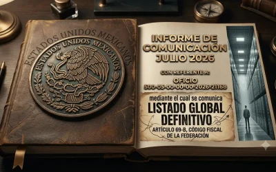 OFICIO 500-05-00-00-00-2026-21168 mediante el cual se comunica listado global definitivo en términos del artículo 69-B, párrafo cuarto del Código Fiscal de la Federación.