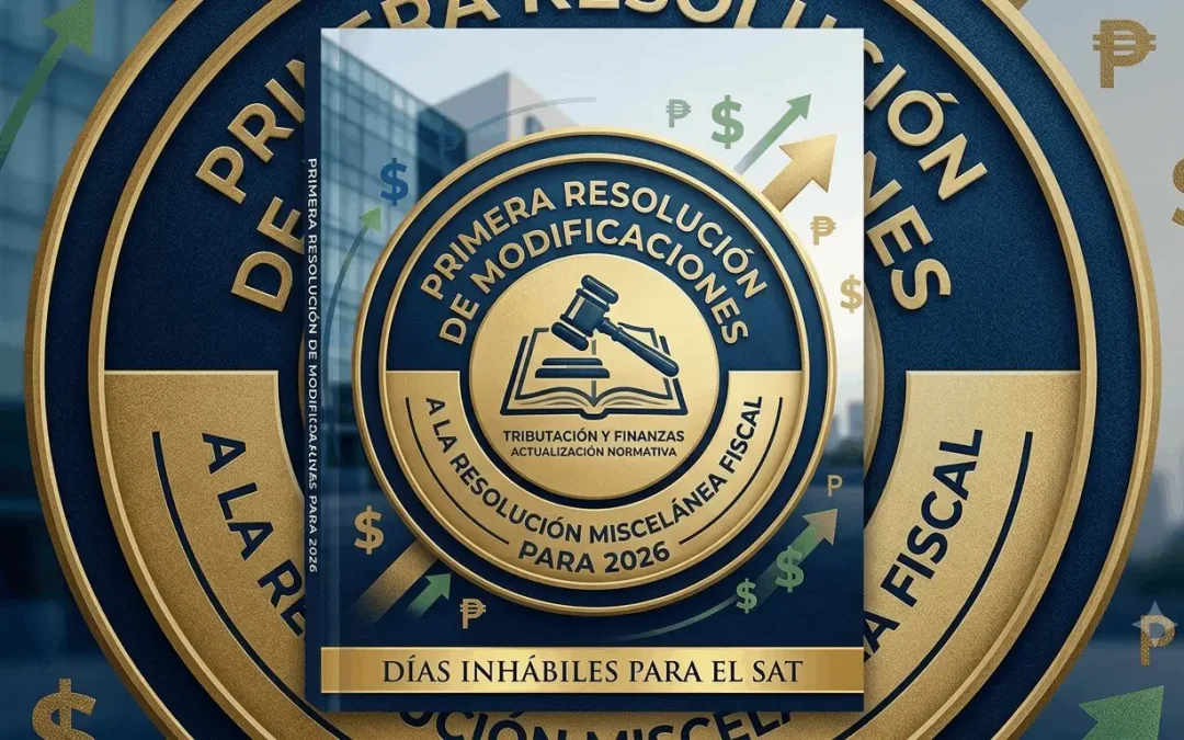 PRIMERA RESOLUCIÓN DE MODIFICACIONES A LA RESOLUCIÓN MISCELÁNEA FISCAL PARA 2026