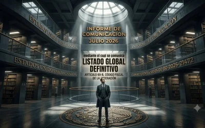 OFICIO 500-05-00-00-00-2026-21472 mediante el cual se comunica listado global definitivo en términos del artículo 69-B, párrafo cuarto del Código Fiscal de la Federación.