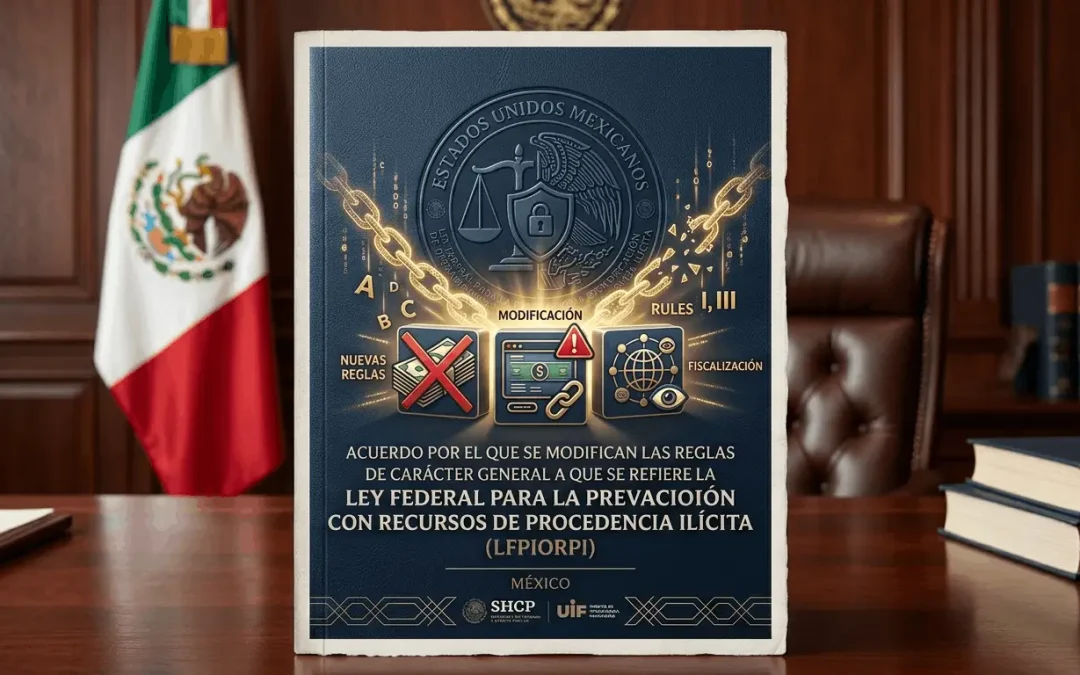 ACUERDO POR EL QUE SE MODIFICAN LAS REGLAS DE CARÁCTER GENERAL A QUE SE REFIERE LA LEY FEDERAL PARA LA PREVENCIÓN E IDENTIFICACIÓN DE OPERACIONES CON RECURSOS DE PROCEDENCIA ILÍCITA.