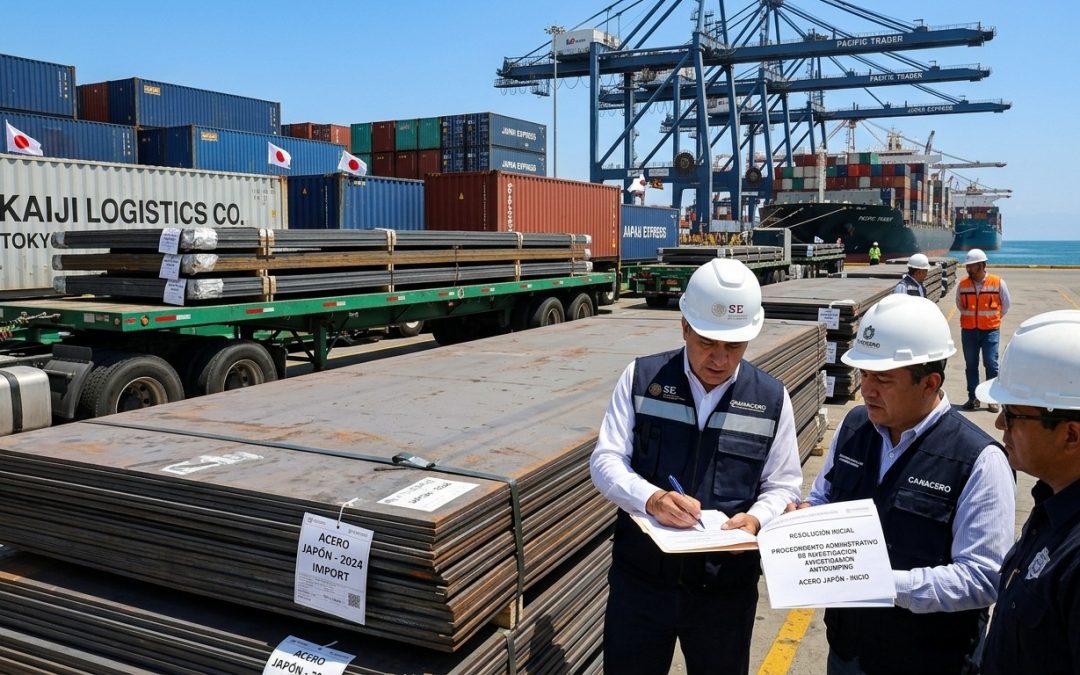 RESOLUCIÓN por la que se acepta la solicitud de parte interesada y se declara el inicio del procedimiento administrativo de investigación antidumping sobre las importaciones de placa de acero en hoja originarias de Japón, independientemente del país de procedencia